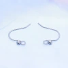 Factory wholesale of exquisite welded bead ear hooks, high-quality anti-allergy fashionable earrings, stainless steel jewelry accessories Application Scenario